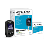Accu-Chek Glucose Meter (Guide Blood Glucose Glucometer Kit With Vial Of 10 Strips, 10 Lancets And A Lancing Device Free)