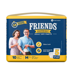 Friends Overnight Diaper Pants – 10 Count