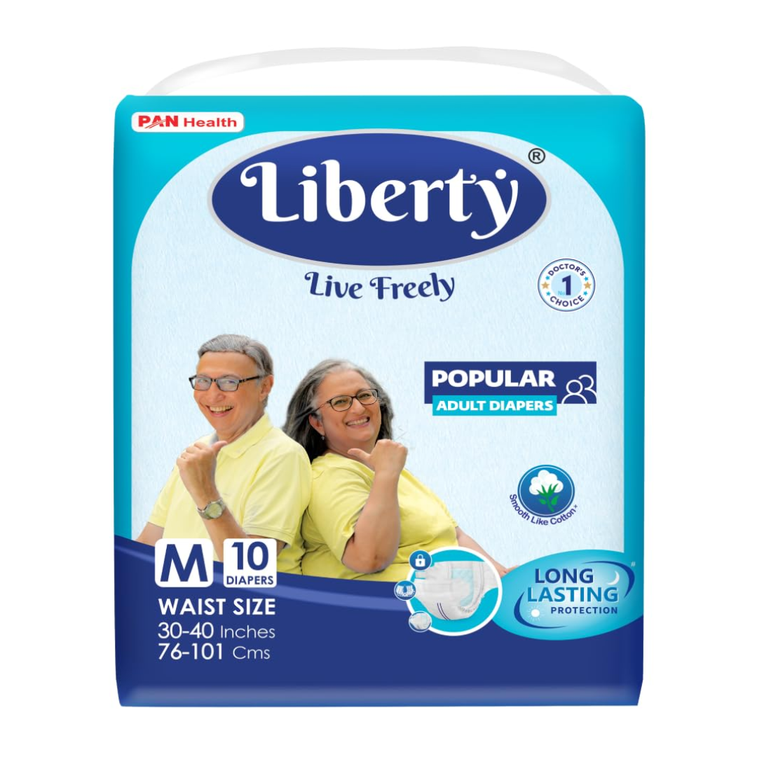 Liberty Eco Adult Diapers Tape Style - 10 counts