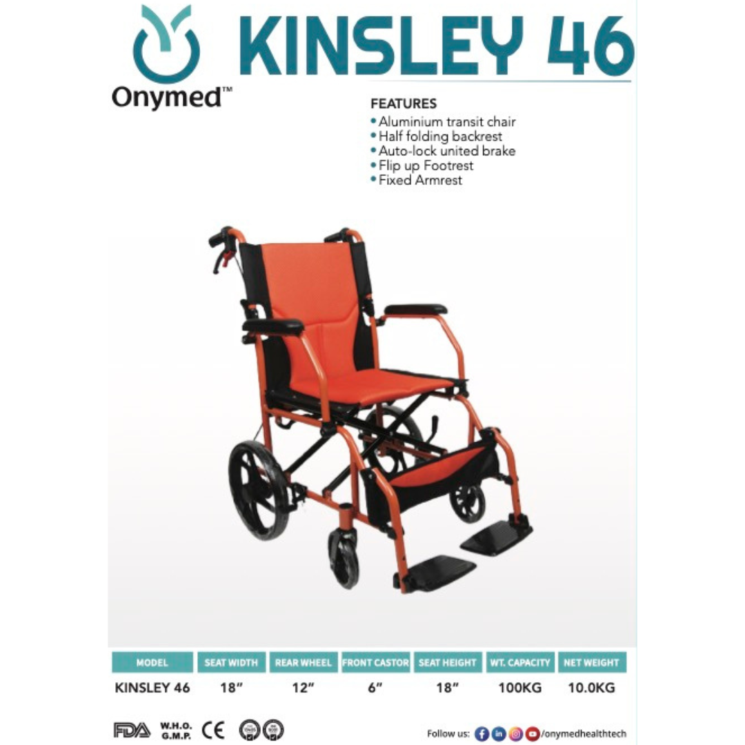 Kinsley 46 LiteMove Transit Chair - Image 2