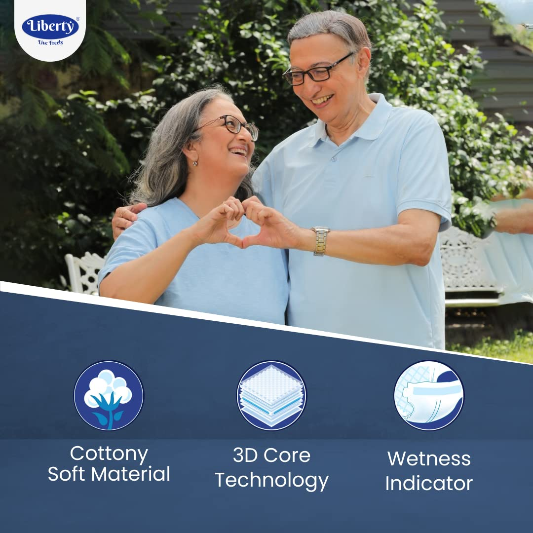 Liberty Eco Adult Diapers Tape Style - 10 counts - Image 2