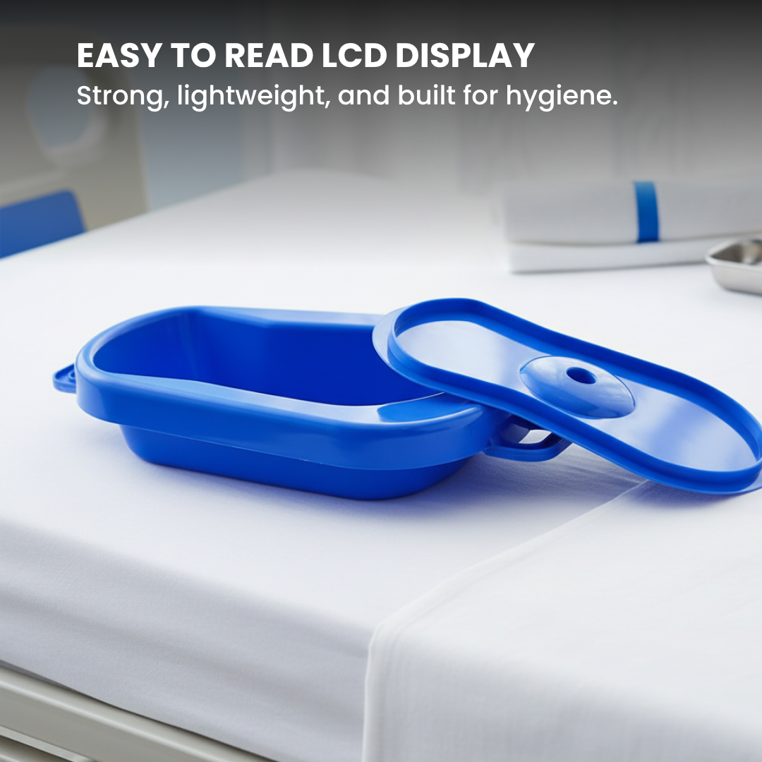 Plastic Bed Pan with Lid/Cover - Image 2