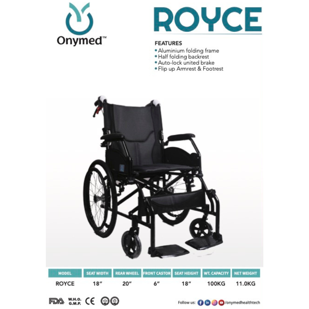 Royce LiteFold Wheelchair - Image 2