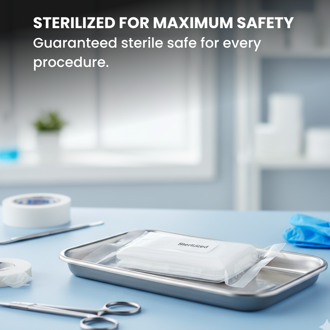 Sterilized Gauze Swabs 10cm * 10cm (I01121) - Image 2