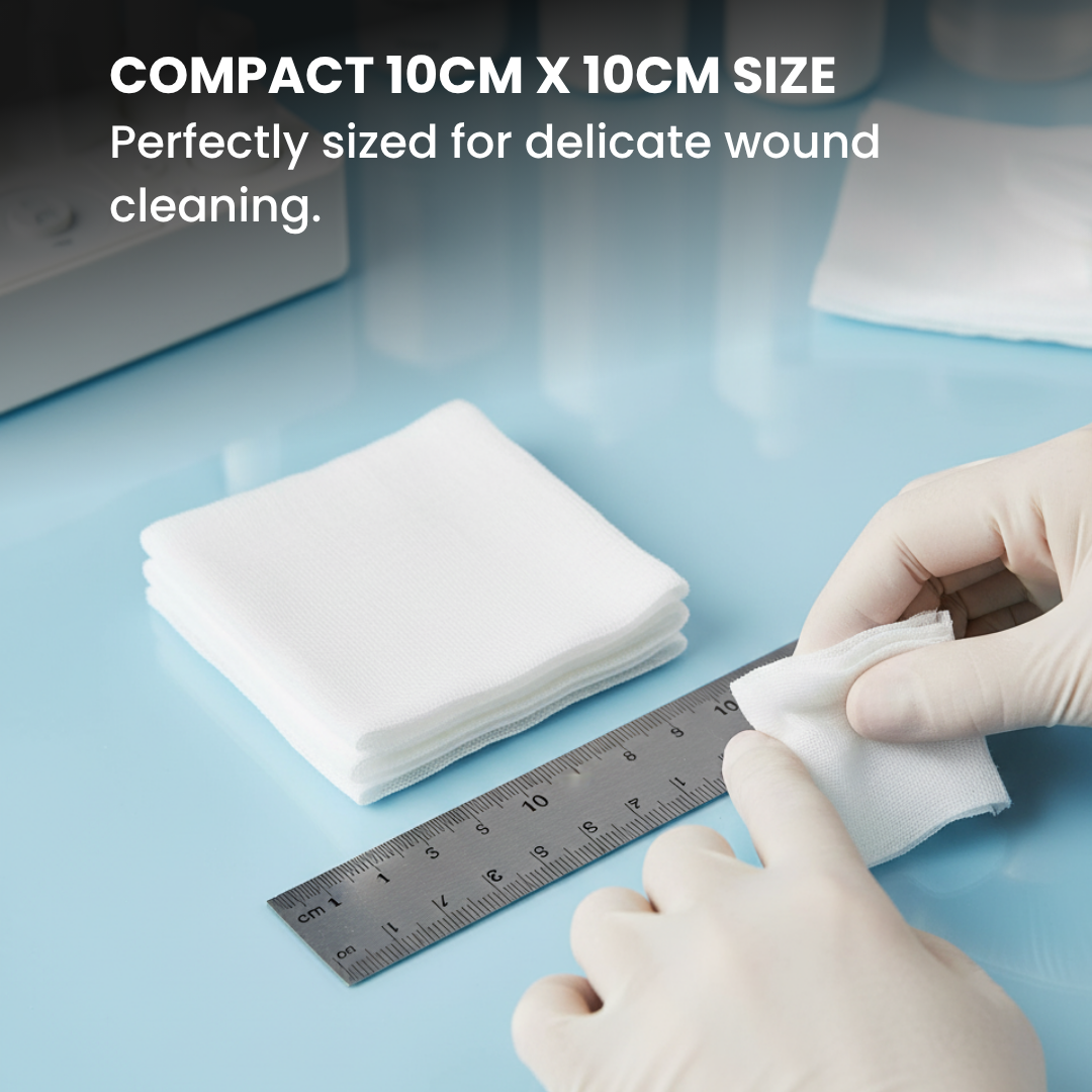 Sterilized Gauze Swabs 10cm * 10cm (I01121) - Image 4