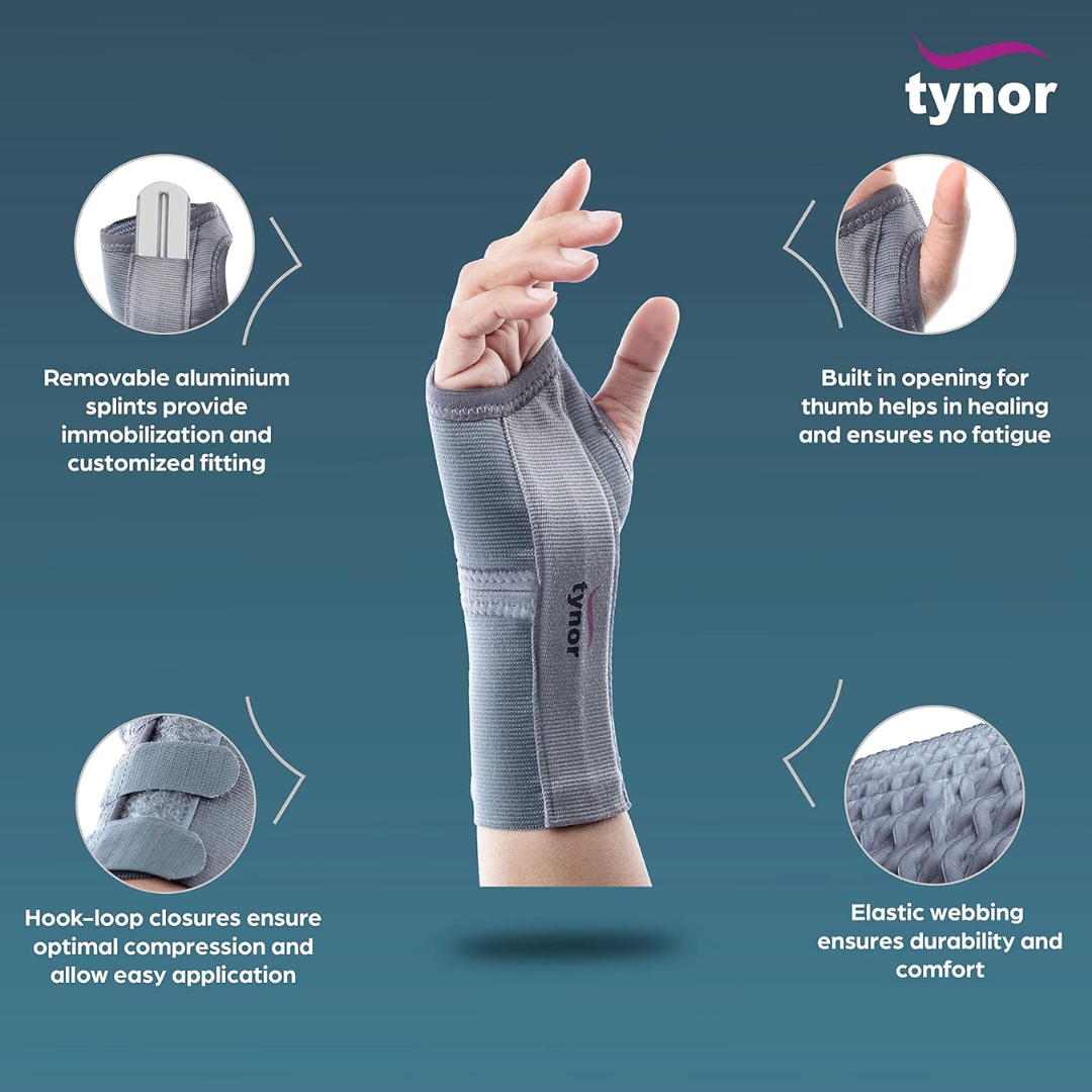 Tynor E-01 Elastic Wrist Splint - Image 3