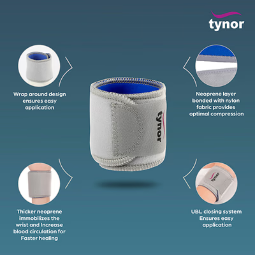 Tynor J-04 Wrist Wrap Neoprene - Image 3