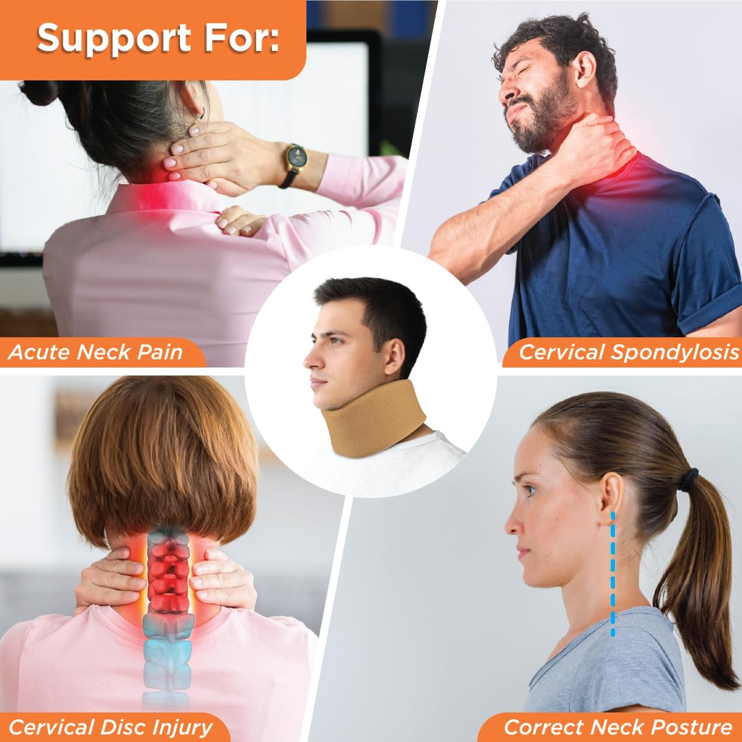 Vissco Cervical Collar Soft, Neck Support For Cervical Spine - Image 4
