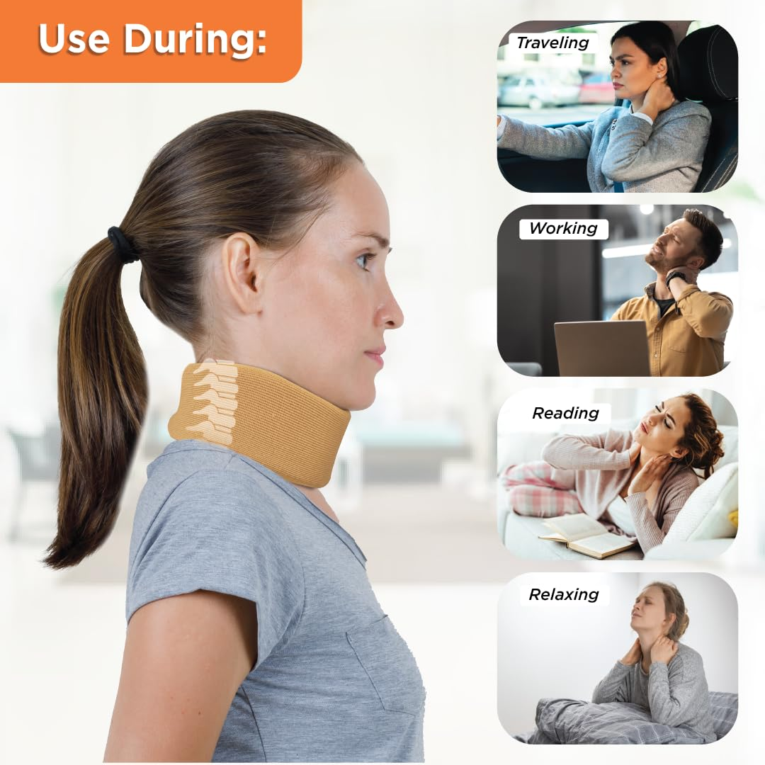 Vissco Cervical Collar Soft, Neck Support For Cervical Spine - Image 7
