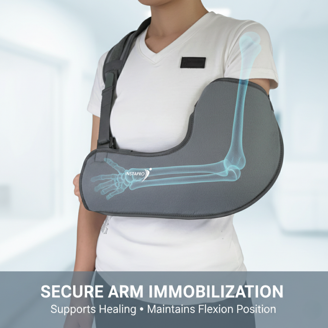 Instapro Pouch Arm Sling Tropical for Arm Injuries (C-01): Comfort & Support in Arm Recovery - Image 3