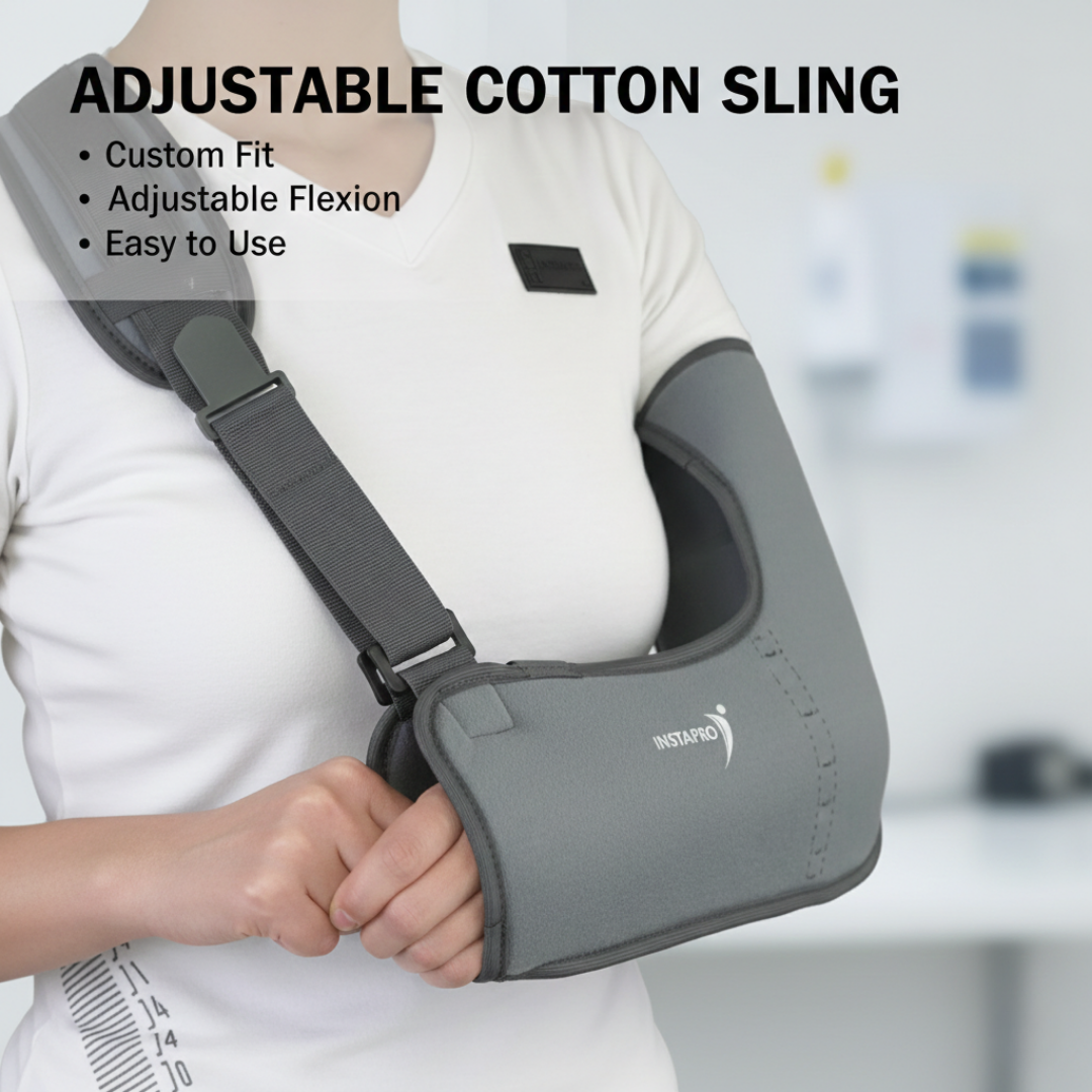 Instapro Pouch Arm Sling Tropical for Arm Injuries (C-01): Comfort & Support in Arm Recovery - Image 4