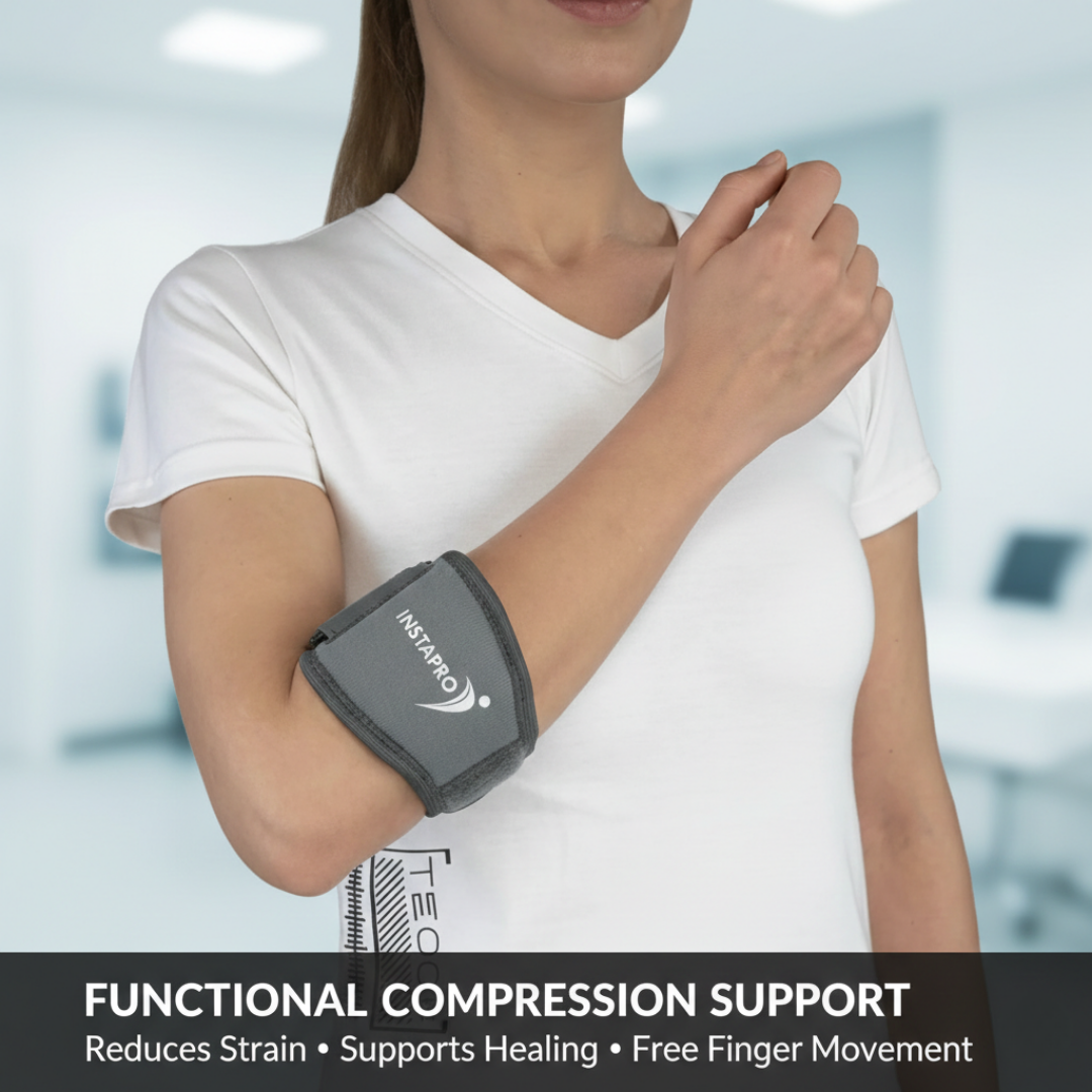 Instapro Tennis Elbow Support (F-05)- Experience Comfort & Relief form Sports and Work Pain - Image 3